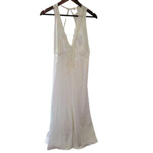 Victoria's Secret Gold Label Satin and Lace Night Gown Size Medium